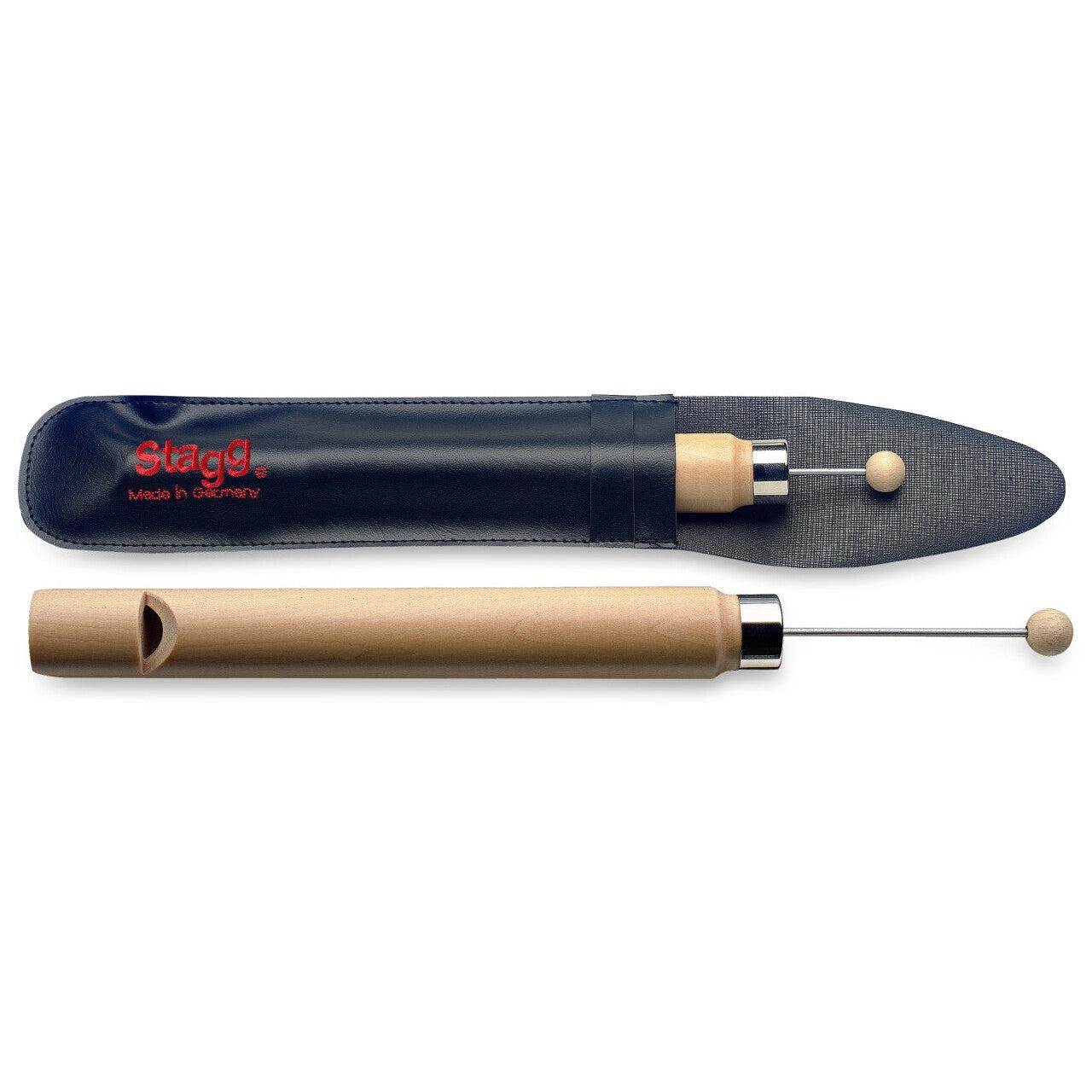 Stagg LOT-LO/WD maple draw flute with case