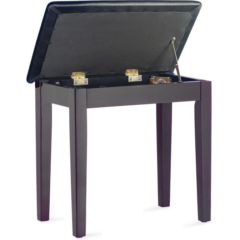 Stagg PBF23 Piano bench w/magazine and black vinyl seat