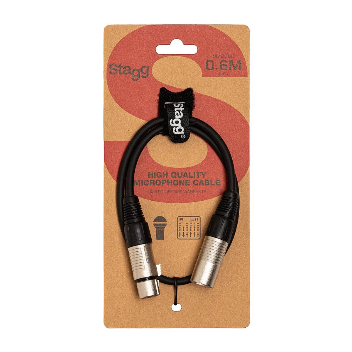 Stagg SMC060 – Mikrofonkabel XLR/XLR (m/f), 60 cm