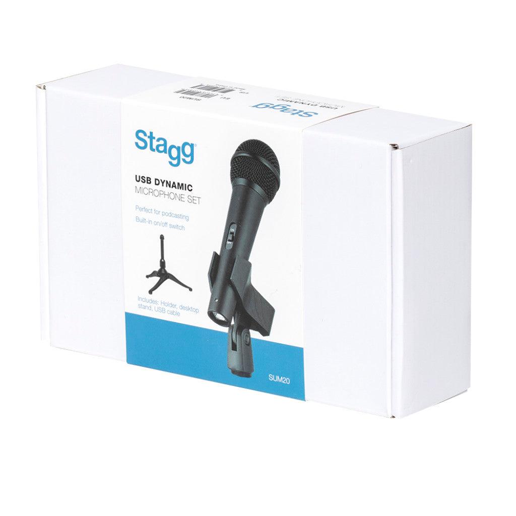 Stagg SUM20 USB dynamic microphone set