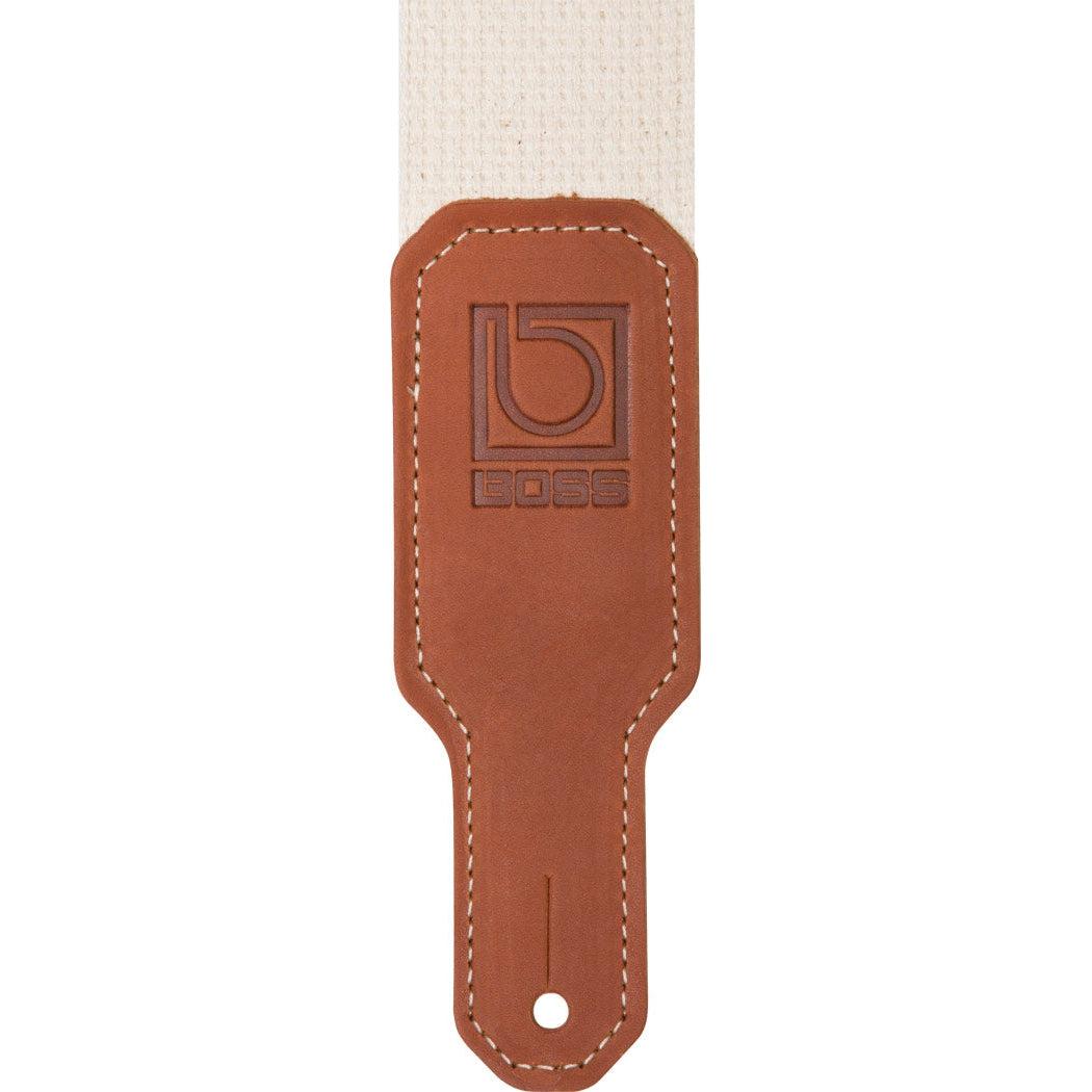 Boss BSC-20-NAT 2" natural cotton guitar strap