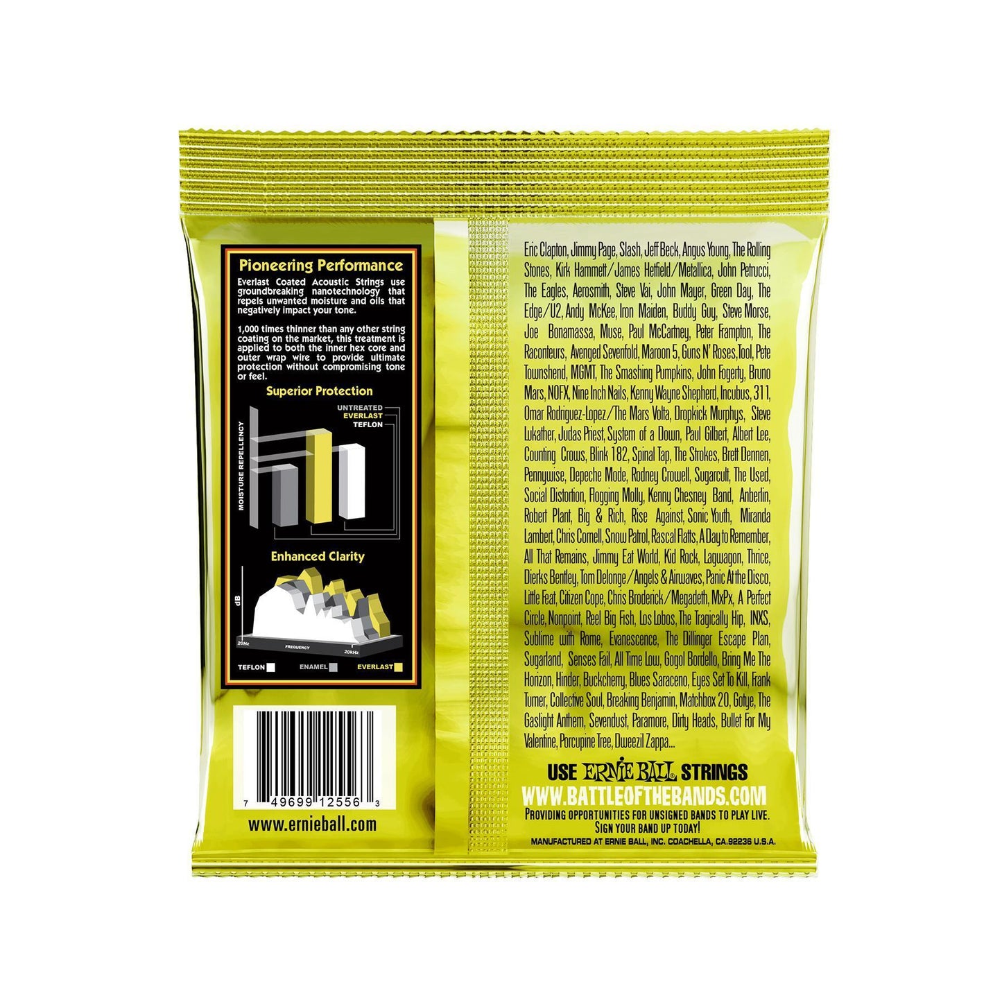 Ernie Ball 2556 Everlast Bronze Medium Light