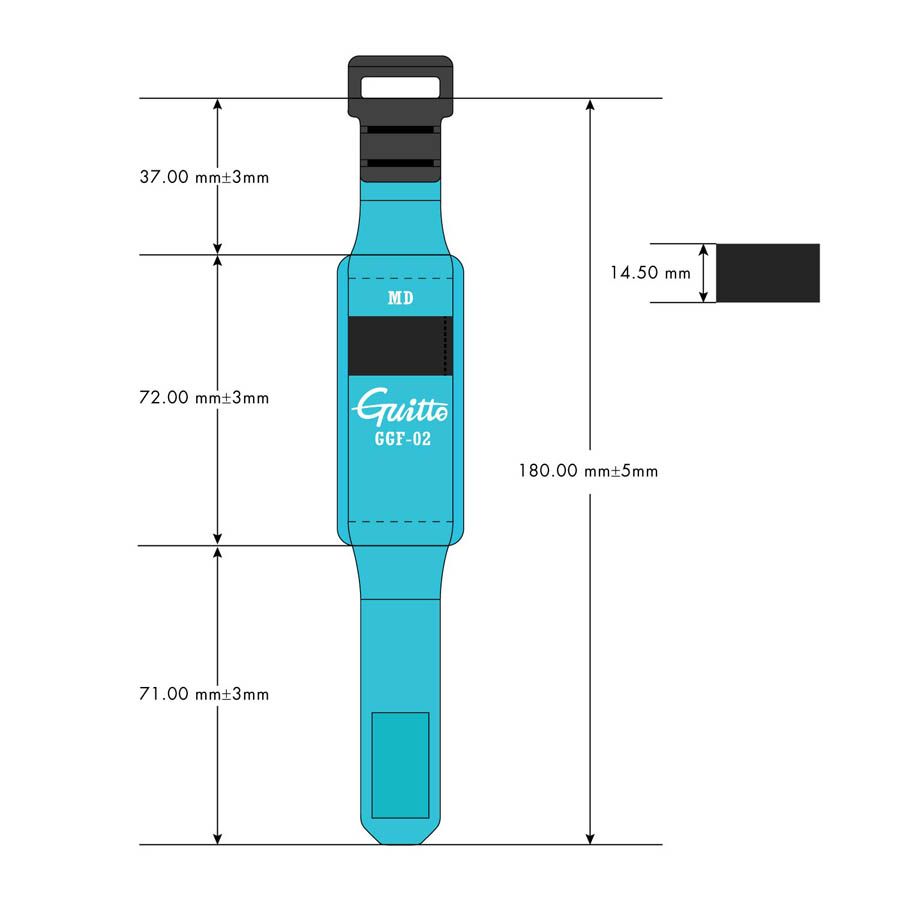 Guitto GGF-02 Fret Wrap Medium string damper