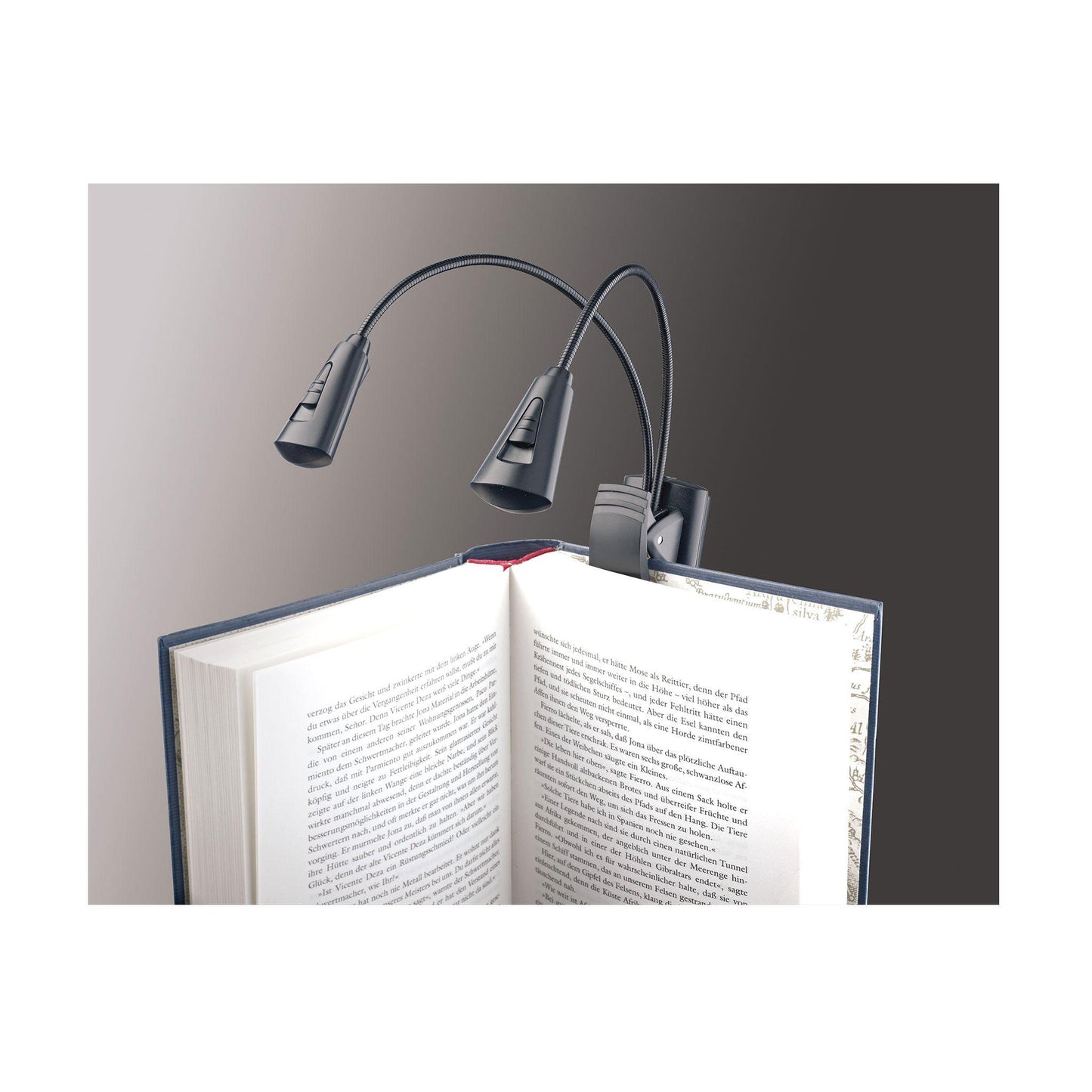 König & Meyer 12244 Dobbelt LED-Nodelampe med Svanehalse - BORG SOUND