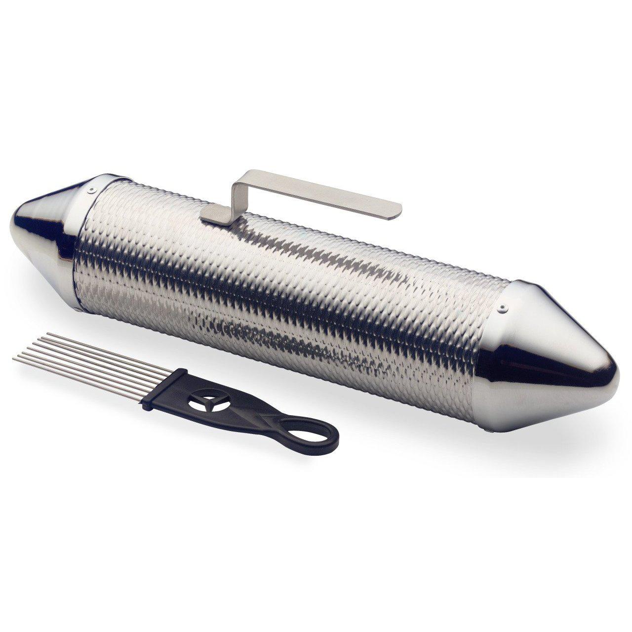 Stagg 15" Metal Guiro Shaker, with scraper