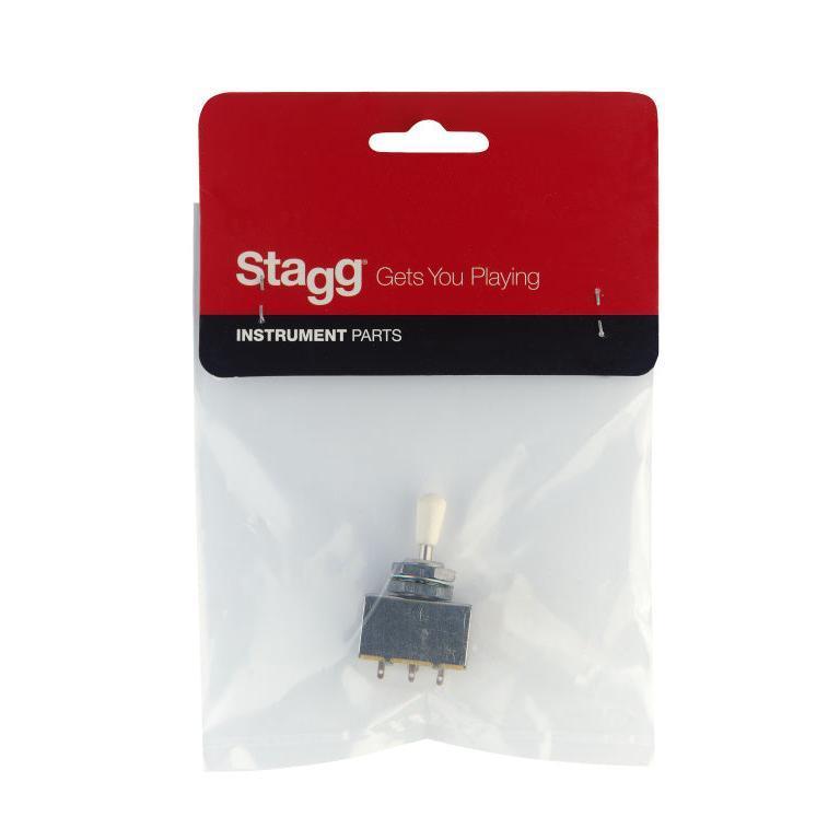 Stagg 3-Position Pickup Selector Switch With Cream Pin