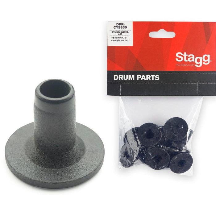 Stagg 8 mm nylon cymbal sleeve - pakke med 10 stk