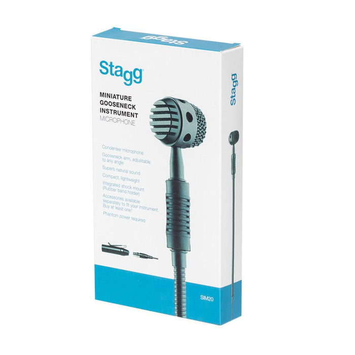 Stagg SIM20 miniature svanehals instrument mikrofon