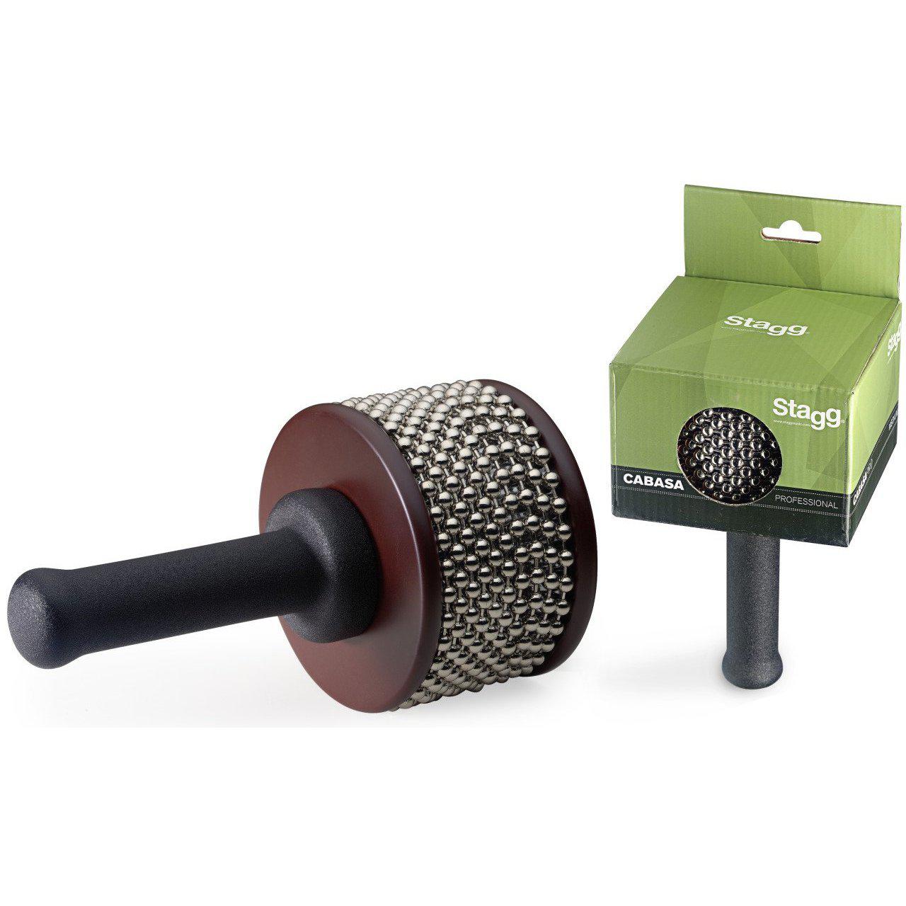 Stagg professionel cabasa i træ, medium model