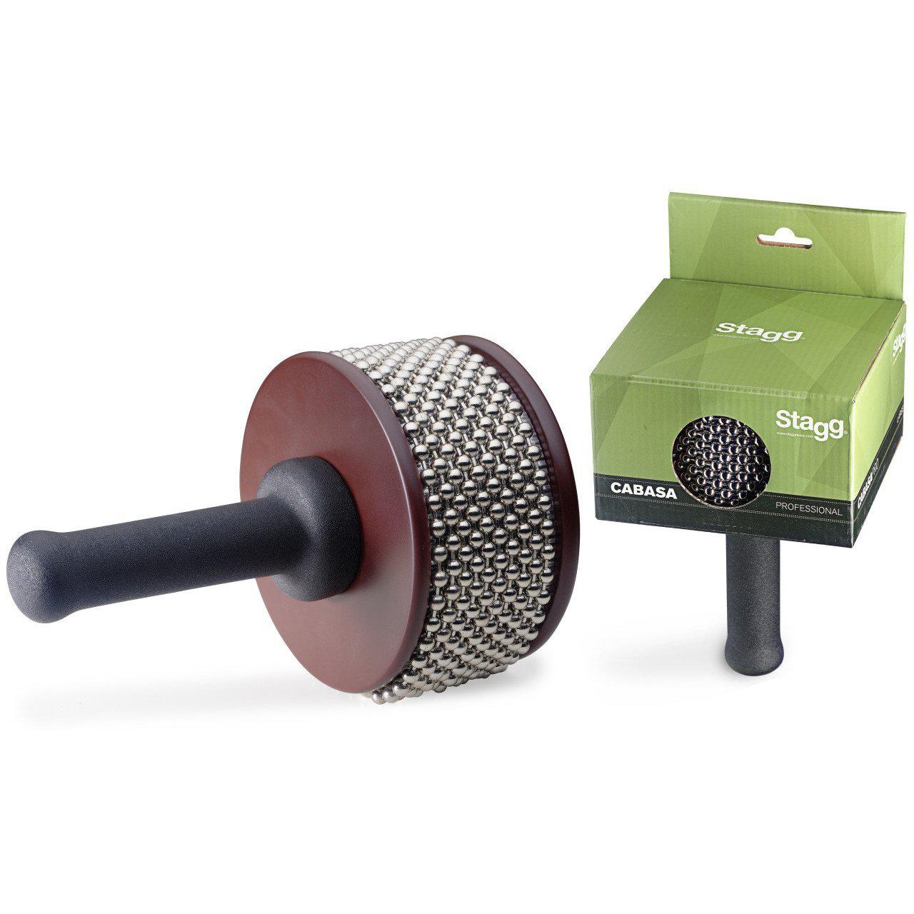 Stagg professionel cabasa i træ, stor model