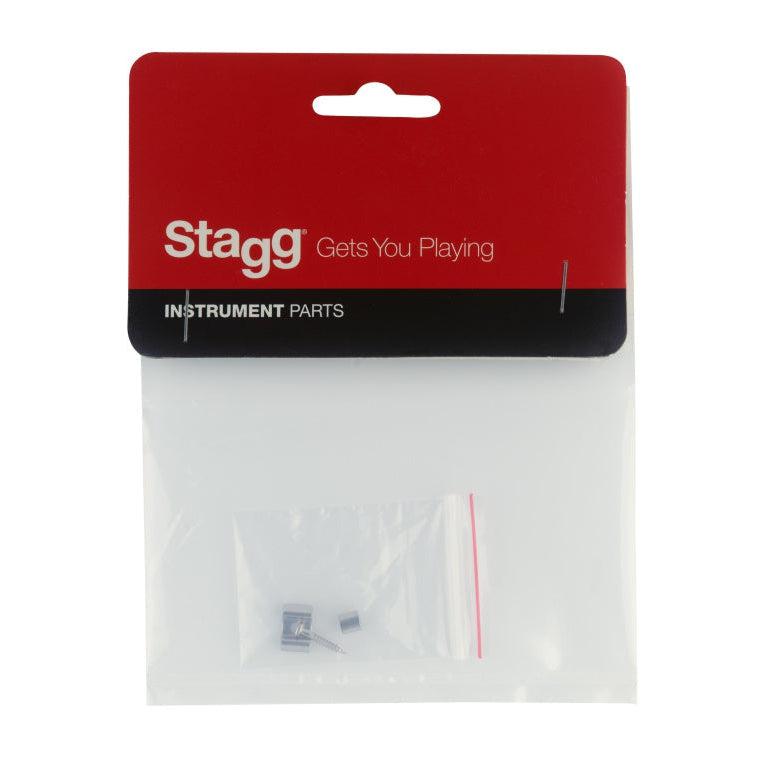 Stagg strenge holder til elektrisk guitar, vintage style i krom