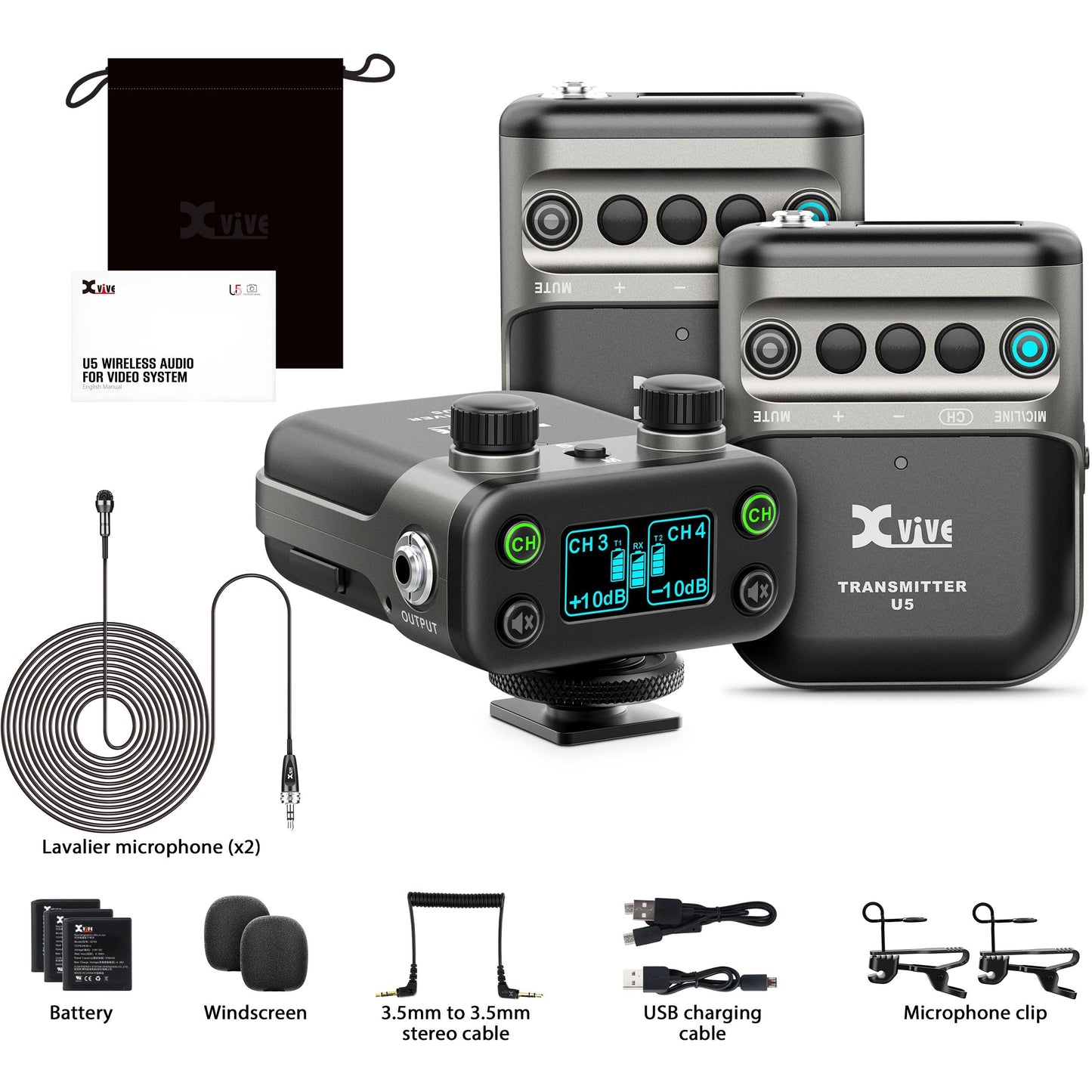 XVIVE U5T2 Duet Wireless Audio System