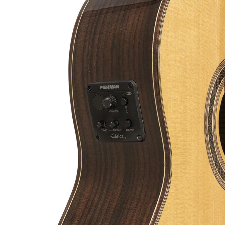 Angel Lopez Mazuelo classical guitar w/solid spruce top and Fishman Pick-up