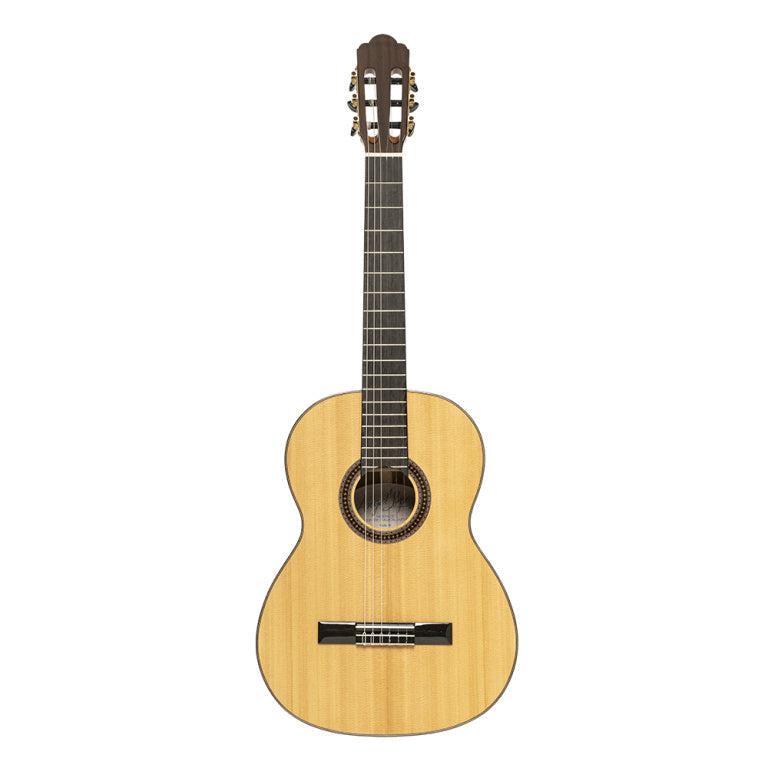 Angel Lopez Tinto classical guitar with solid spruce top and acacia back and sides