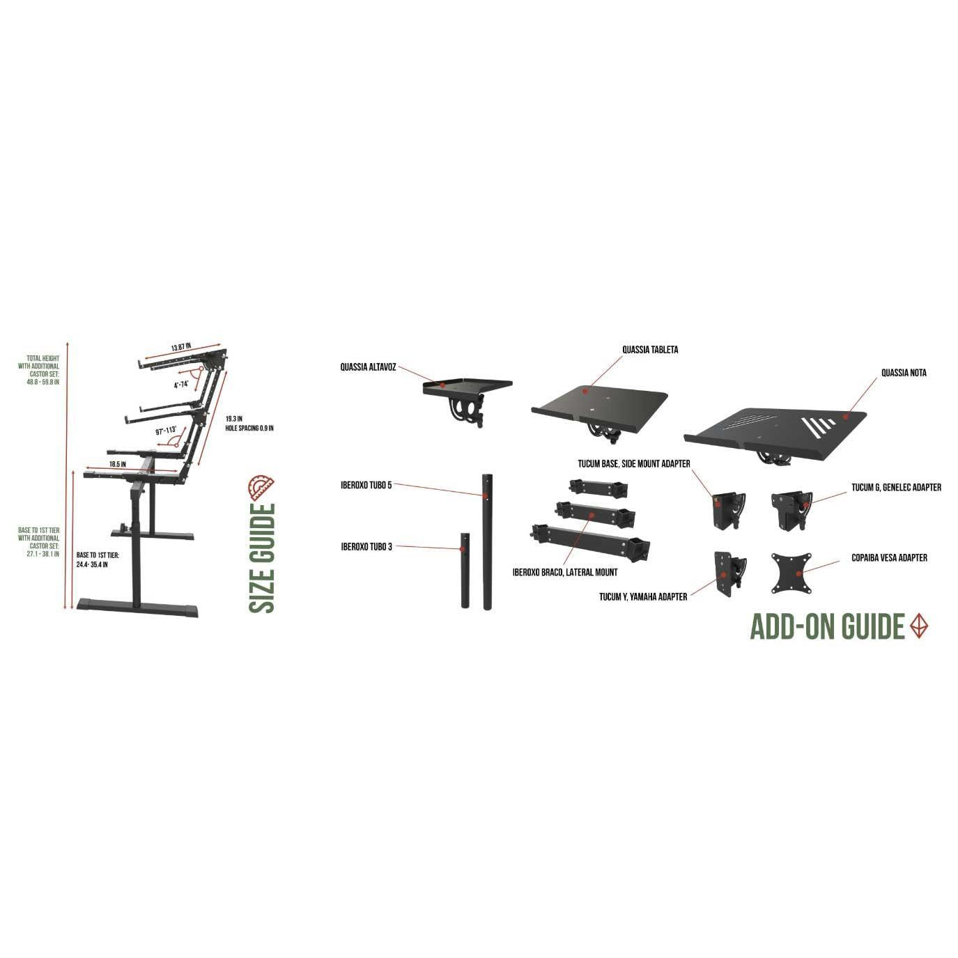 BlackPantherSystem - Keyboardstativ - Para PLUS model