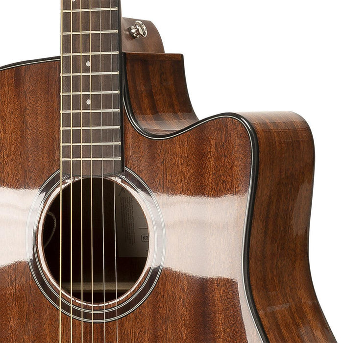 CRAFTER ABLE D635CE N  Dreadnought Elektrisk-akustisk Guitar med Massiv Mahognitop