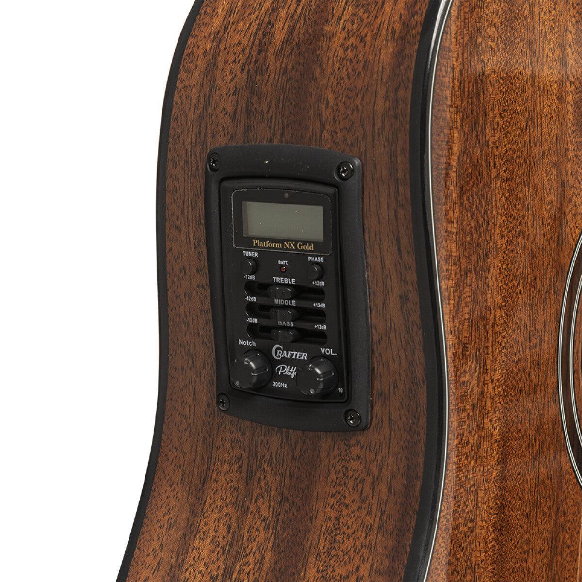 CRAFTER ABLE D635CE N Dreadnought Electric-Acoustic Guitar with Solid Mahogany Top