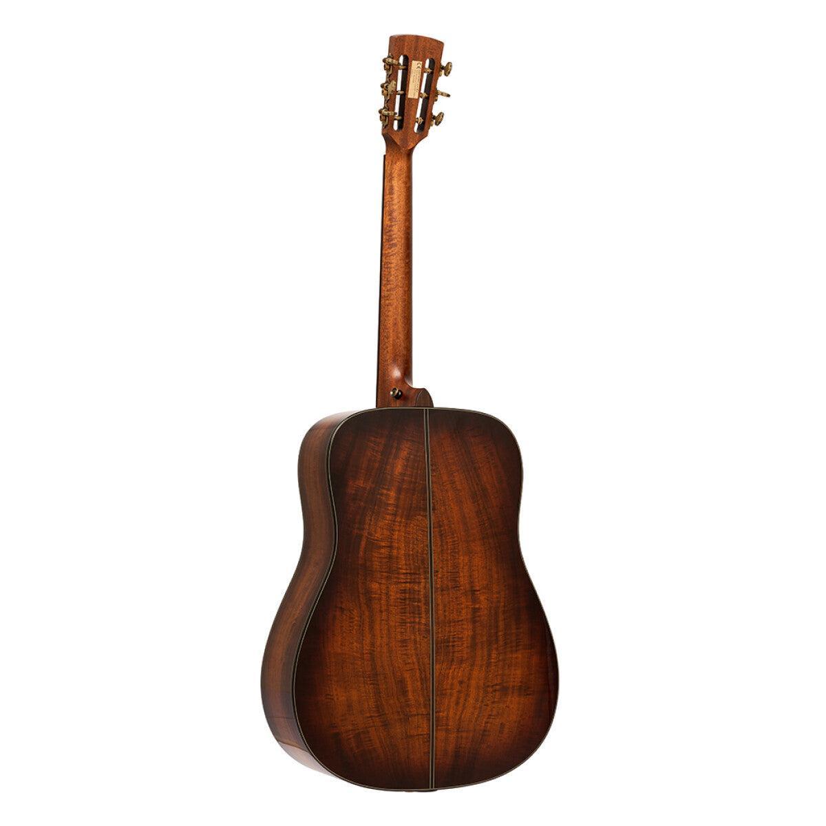 CRAFTER MIND ALK DL DE Dreadnought acoustic-electric guitar with solid flamed acacia top