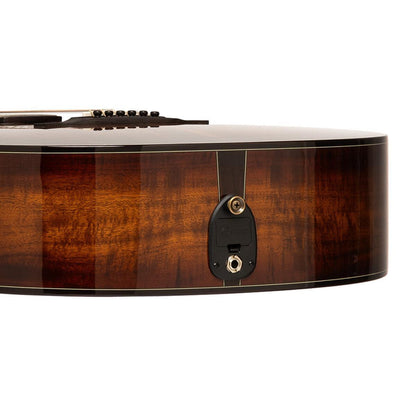 CRAFTER MIND ALK DL DE Dreadnought acoustic-electric guitar with solid flamed acacia top