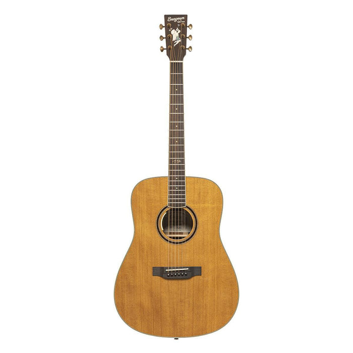 Crafter 50th Anniversary Dreadnought Elektrisk-akustisk Guitar med Solid Torrefied Spruce Dæk