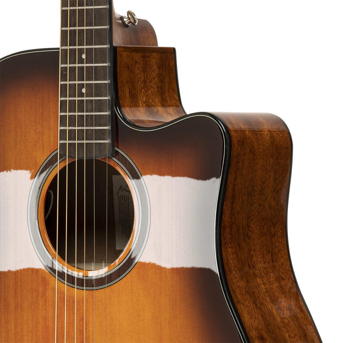 Crafter ABLE D600CE VTG Able series 600, Dreadnought electric-acoustic guitar with solid spruce top