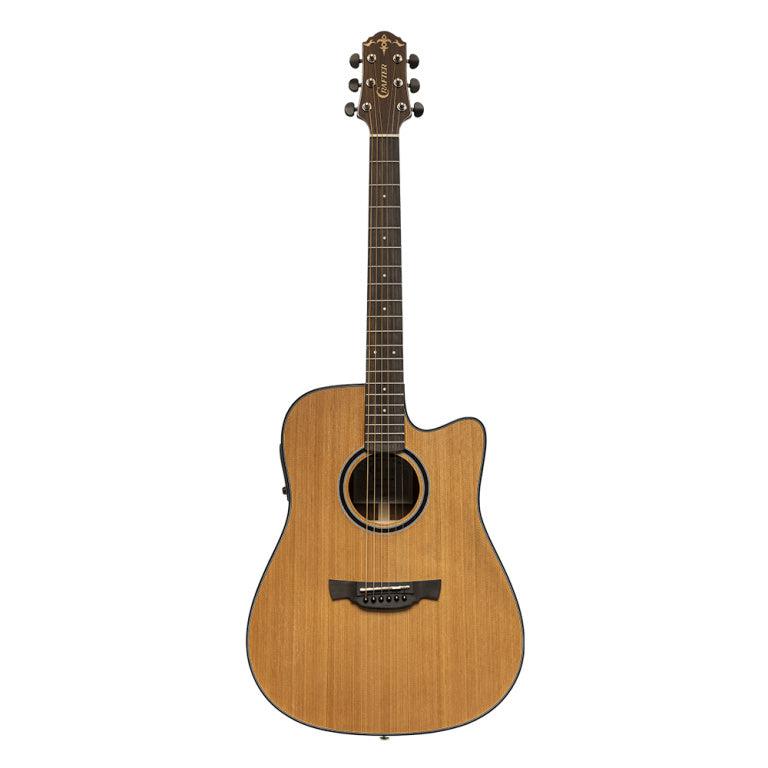 Crafter ABLE D630CE N Dreadnought guitar w/solid cedar deck and LR Baggs Element Pick-Up