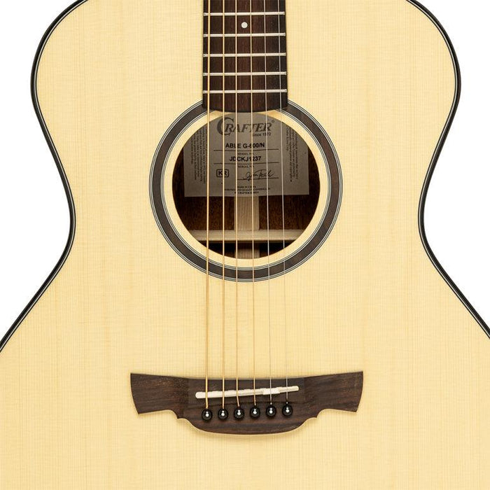 Crafter ABLE G600 N Grand auditorium guitar med massiv gran dæk