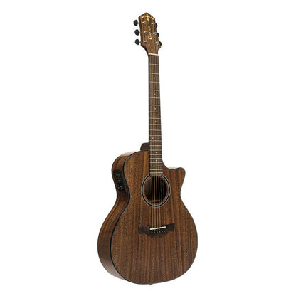 Crafter ABLE T635CE N Orchestra E/A guitar med massiv mahogni dæk