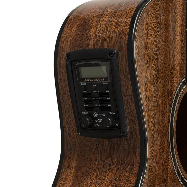 Crafter ABLE T635CE N Orchestra E/A guitar med massiv mahogni dæk