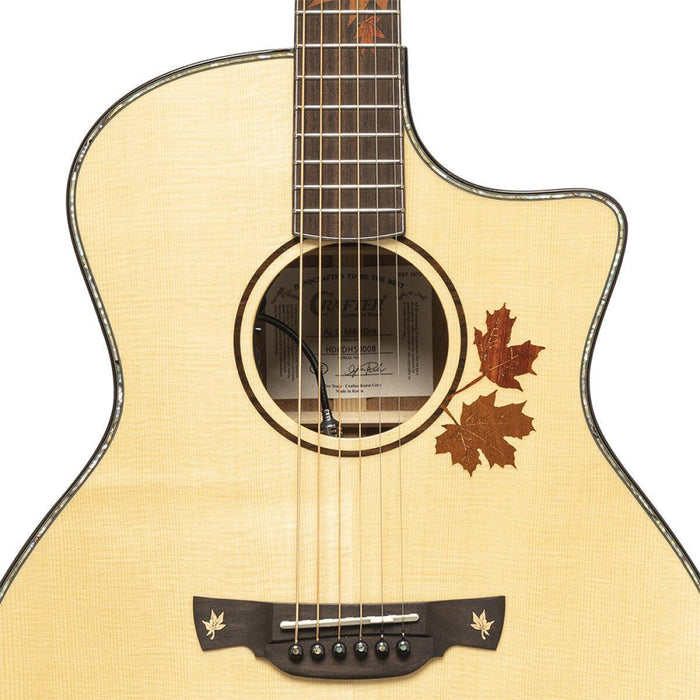 Crafter AL G-MAHO CE – Anniversary Series, Mahogany Cutaway Grand Auditorium Acoustic-Electric Guitar med Solid Spruce Top