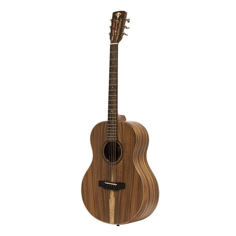 Crafter BIG MINO ALK LH E/A guitar with solid koa top, left handed