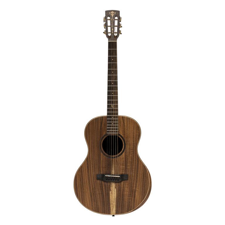 Crafter BIG MINO ALK LH E/A guitar with solid koa top, left handed