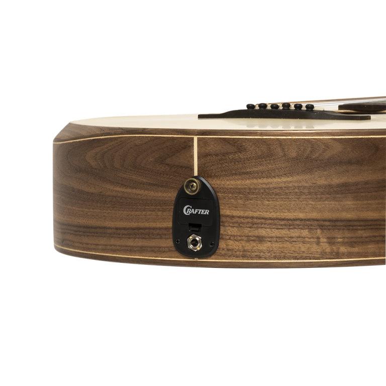 Crafter BIG MINO BK WLN Acoustic-Electric Guitar with Solid Spruce Top