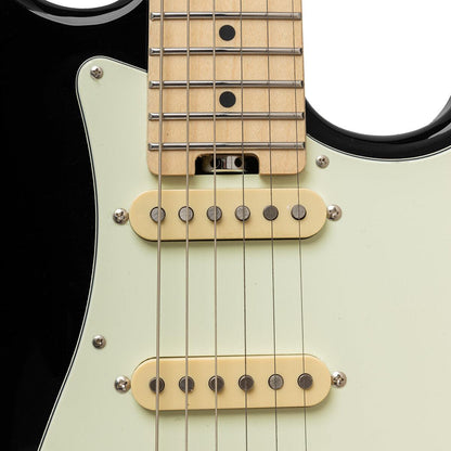 Crafter CHARLOTE SM CB Charlotte Series – Solid Body S Electric Guitar (Cosmic Black Finish)