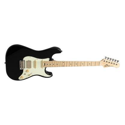 Crafter CHARLOTE SM CB Charlotte Series – Solid Body S Electric Guitar (Cosmic Black Finish)