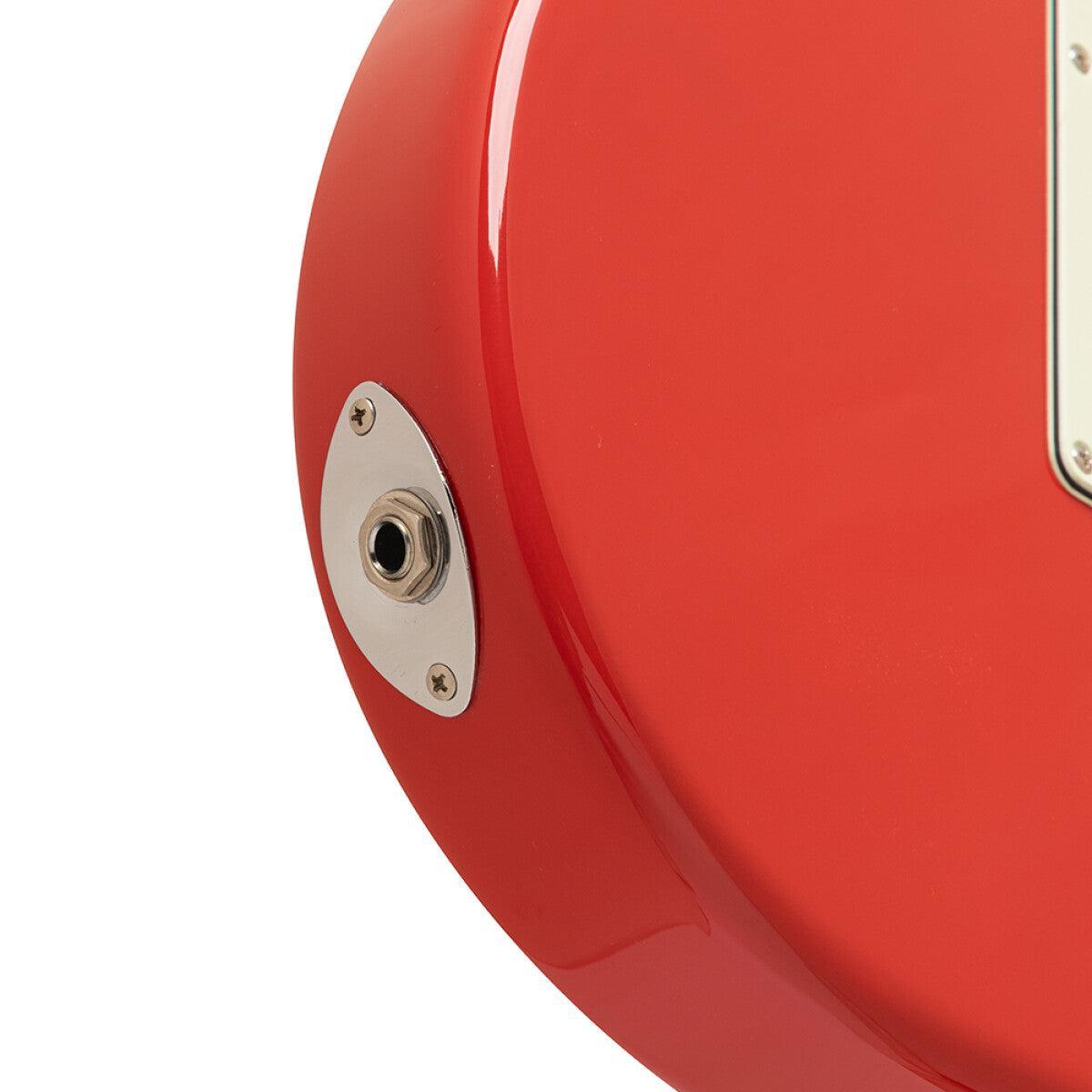 Crafter CHARLOTE SM VR Charlotte Series S-type Elguitar – Solid Body | Vintage Red + Gigbag