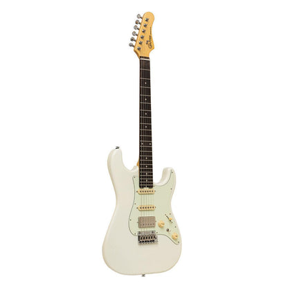 Crafter CHARLOTE SR OW Charlotte Series Solid Body S Electric Guitar – Olympic White Finish 