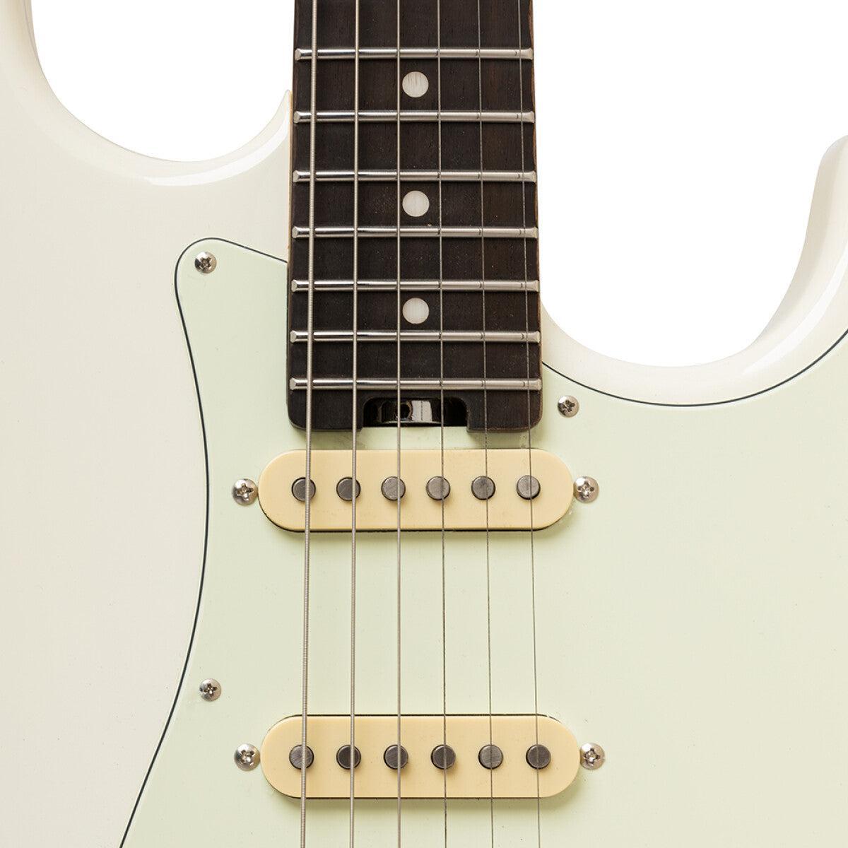 Crafter CHARLOTE SR OW Charlotte Series Solid Body S Electric Guitar – Olympic White Finish 