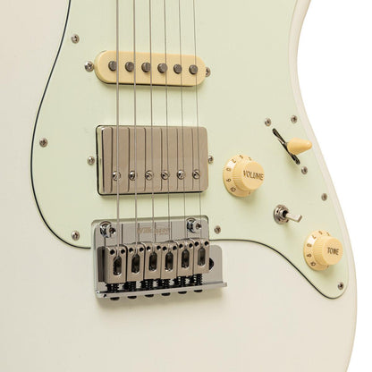 Crafter CHARLOTE SR OW Charlotte Series Solid Body S Electric Guitar – Olympic White Finish 