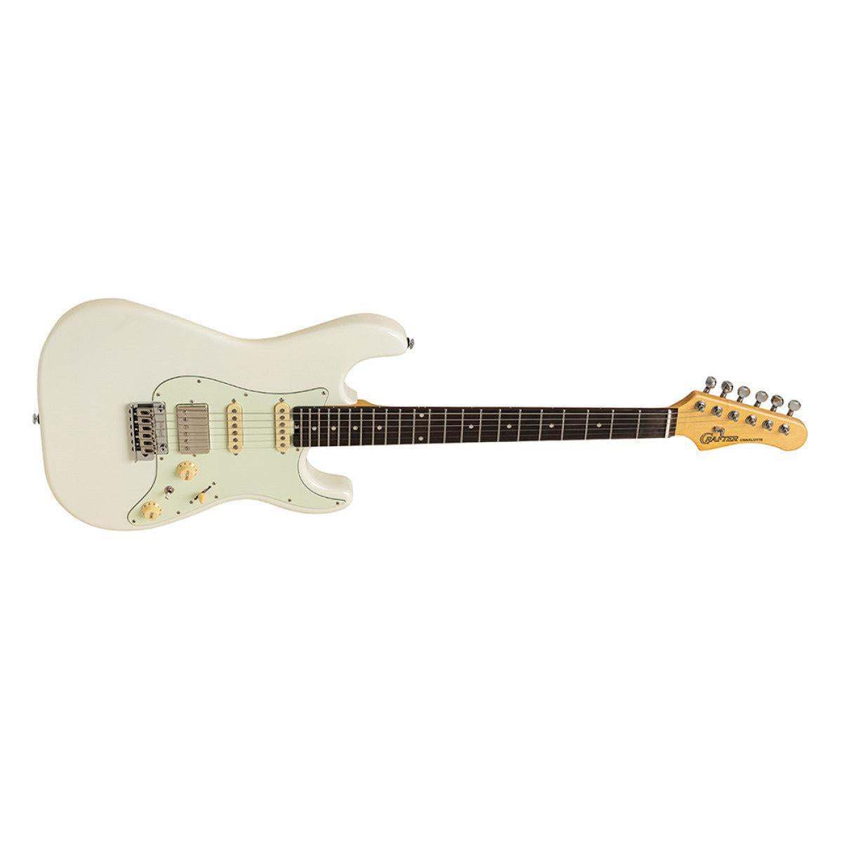 Crafter CHARLOTE SR OW Charlotte Series Solid Body S Electric Guitar – Olympic White Finish 