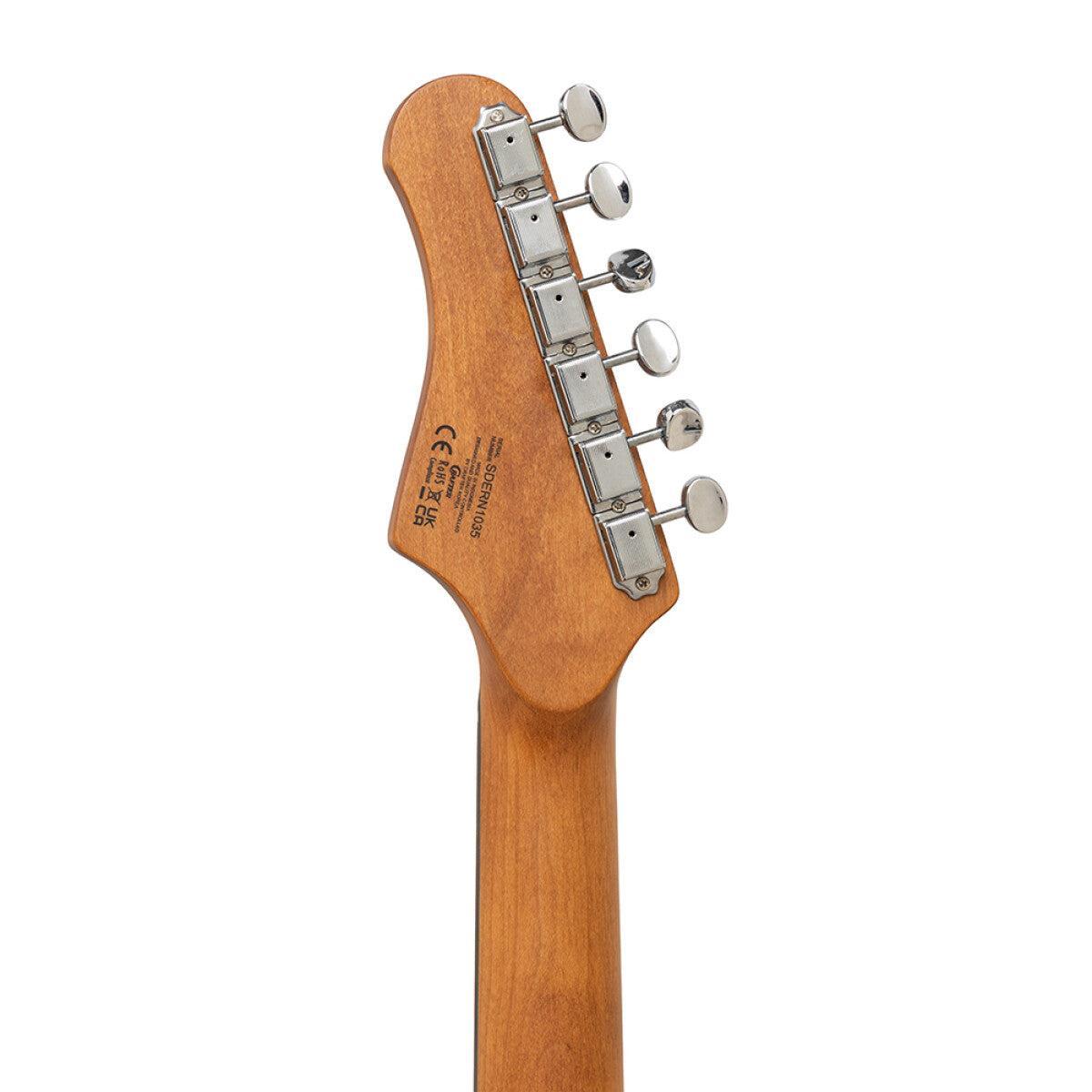 Crafter CREMA SVVSR CB Crema Series S-Type Electric Guitar – Solid Body | Cosmic Black + Gigbag 