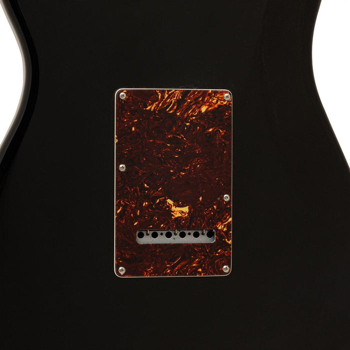 Crafter CREMA SVVSR CB Crema Series S-type Elguitar – Solid Body | Cosmic Black + Gigbag