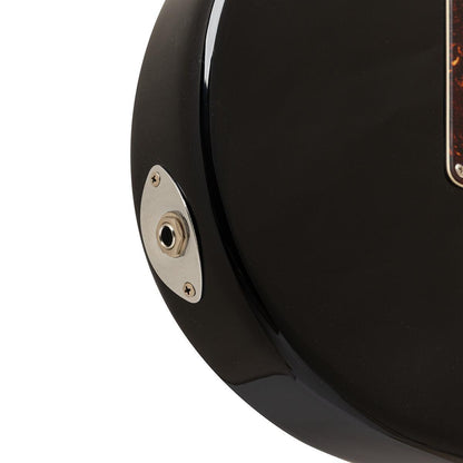 Crafter CREMA SVVSR CB Crema Series S-Type Electric Guitar – Solid Body | Cosmic Black + Gigbag 