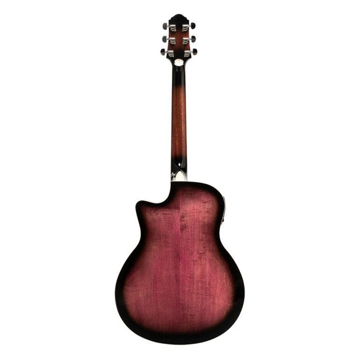 Crafter E/A mini jumbo guitar,  Flamed Maple Violin