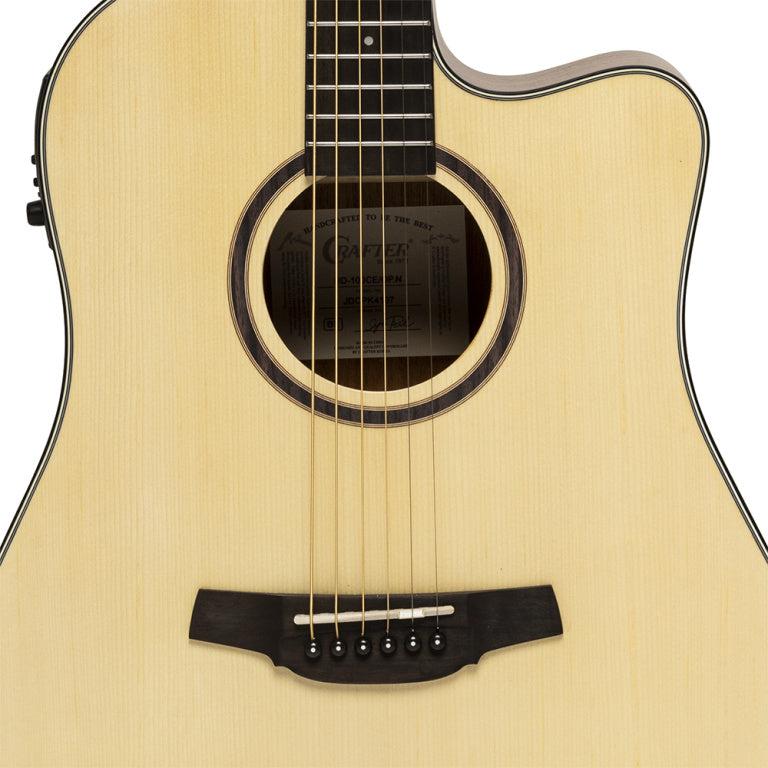 Crafter HD100-CE-N Dreadnought E/A guitar med cutaway
