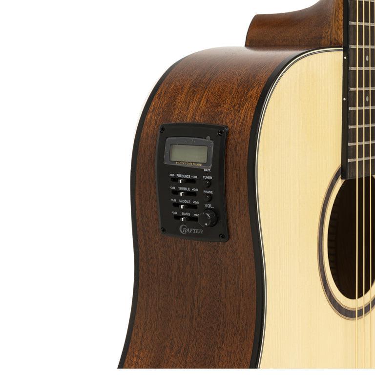 Crafter HD100-CE-N Dreadnought E/A guitar med cutaway