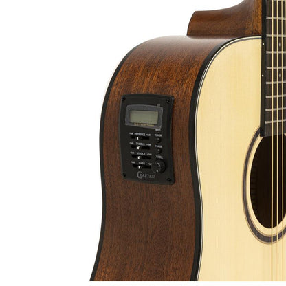 Crafter HD100-CE-N Dreadnought E/A guitar med cutaway