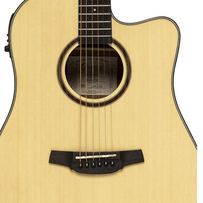 Crafter HD250-CE-N Dreadnought E/A guitar with cutaway