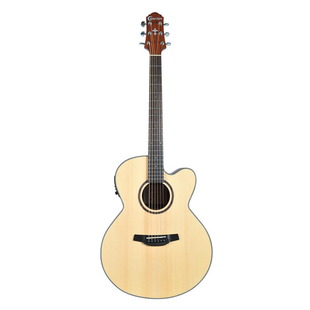 Crafter HJ100-CE-N JUMBO – Acoustic-Electric Guitar with Cutaway