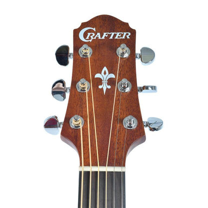 Crafter HT100-BR Silver Series 100 Orchestra Acoustic Guitar – Satin Finish | Brown 